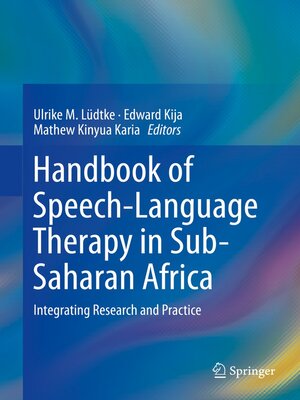 cover image of Handbook of Speech-Language Therapy in Sub-Saharan Africa